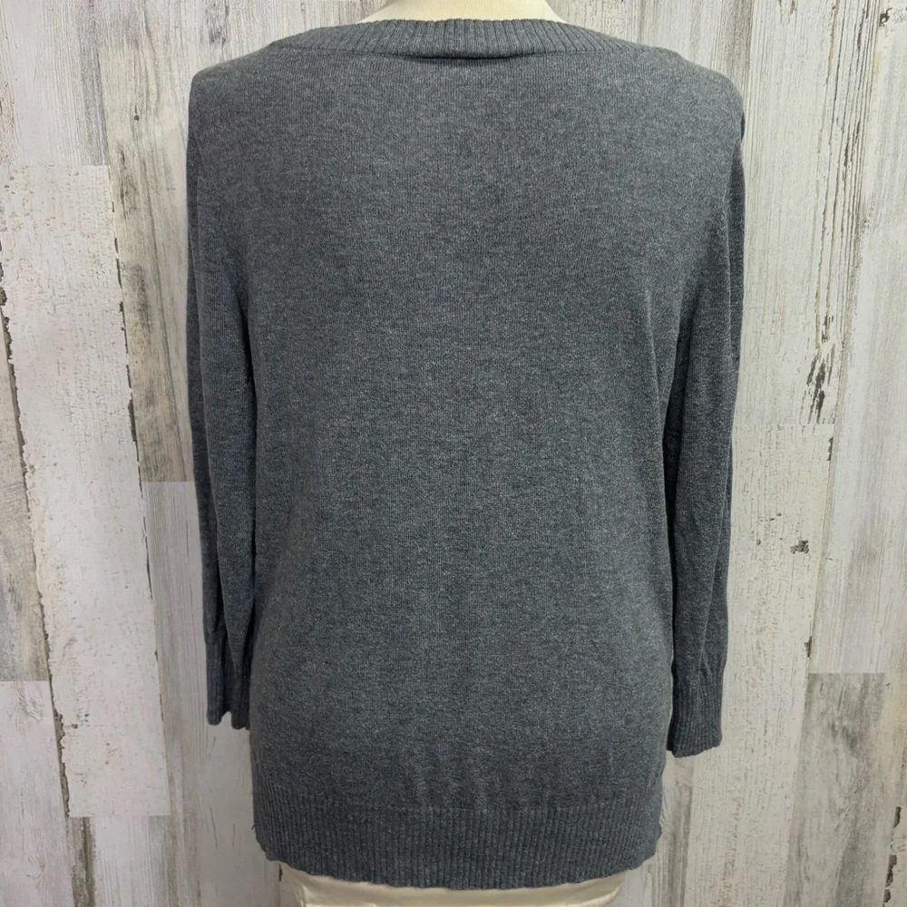 LOFT Outlet Heather‎ Gray Knit Sweater